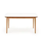 BRADLEY FOLDING TABLE - MATTE WHITE, LEGS - LEFKAS OAK order